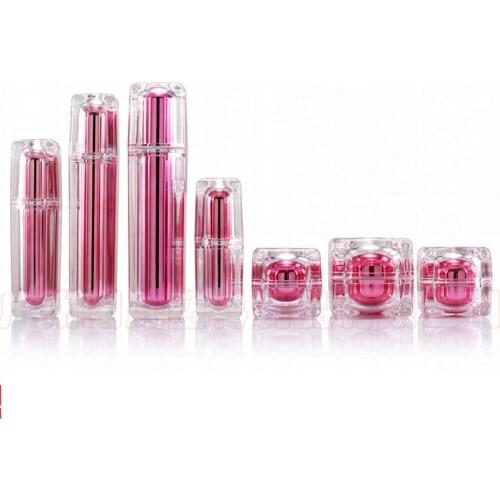 Sample30g Empty Acrylic crystal cream bottle high-grade cosmetics packaged Mask Cream Refillable Bottles Makeup bottles