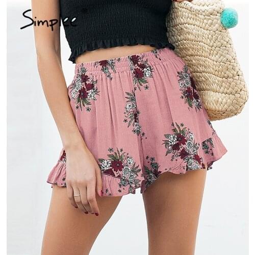 SIMPLEE Women's Beach Shorts