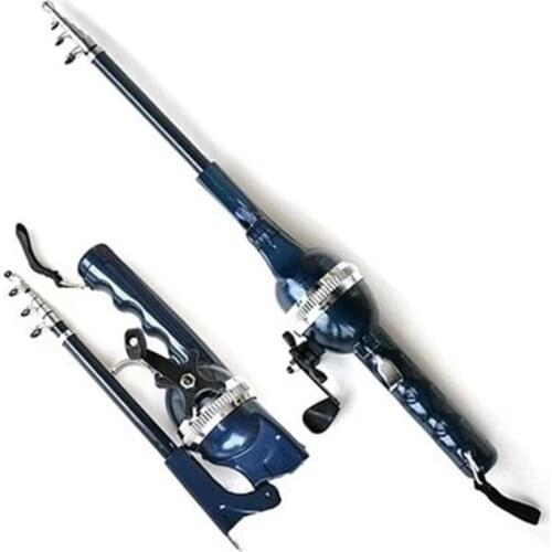 Folded sea bream throwing folding fishing rod portable pocket fishing rod Free mailing