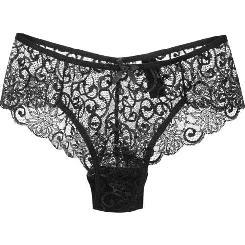 Sexy Panties for Woman Underwear Fashion Delicate Translucent Panties Female Underpants Lace Sexy Transparent Briefs PantY