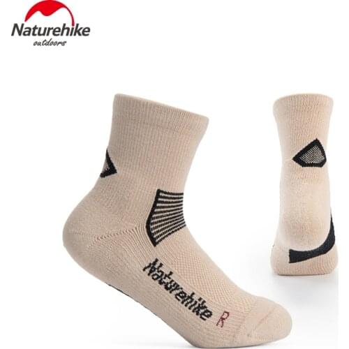 Naturehike Perspiration Fitness Right Angle Socks Outdoor COOLMAX Comfortable Breathable Sports Socks