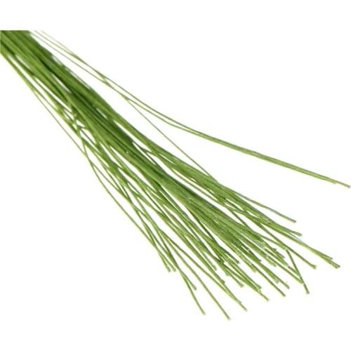 50PCS/set Wholesale Paper Wire Diameter Long Iron Wire Used For DIY Nylon Stocking Flower Making