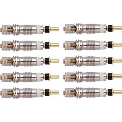 2/5/10pcs Brass French Presta Valve Cores MTB Mountain Road Bike Bicycle FV Repair Service Parts Bike Tire Air Valve Optional