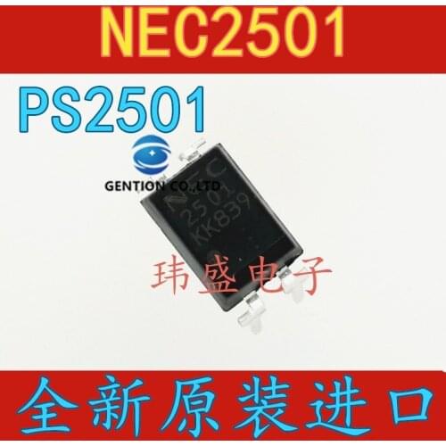 50PCS PS2501 optical coupling NEC2501 optical isolator PS2501-1 DIP-4 KK in stock 100% new and original