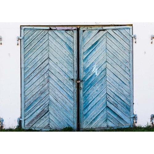 White Wall Wooden Door Photographic Backdrop Vinyl Cloth Backgrounds for Baby Children Portrait Pets Photobooth Photo Studio