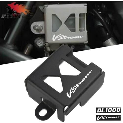 Black For Suzuki DL1000 V-Strom 1000 2014-2019 2018 2017 2016 2015 Aluminium Motorcycle Rear Brake Reservoir Cup Cap Ptotector