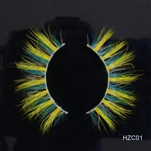 Dramatic 3d Colored Mink Eyelashes Eyelash Extension With Free Eyelash Box Packaging