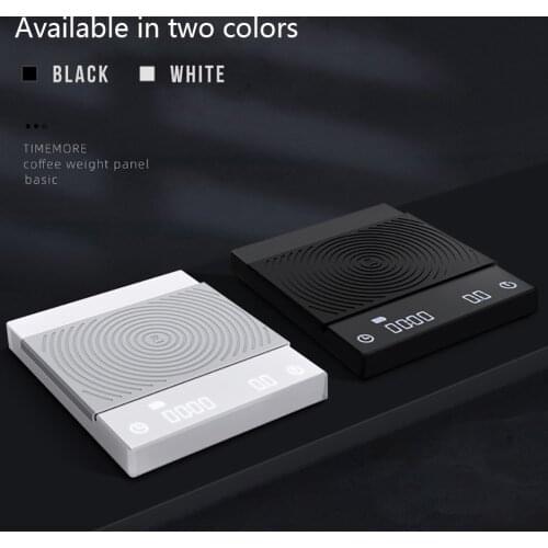 Timemore Coffee Electronic Scales Pour Coffee Electronic Drip Coffees Scale With Timer 2kg/0.1g LED Smart Kitchen Scale