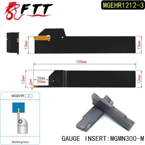 MGEHR1212-3 Extermal Parting and Grooving Turning Tool Holder For MGMN300 Insert Right Hand Bars MGMN 300