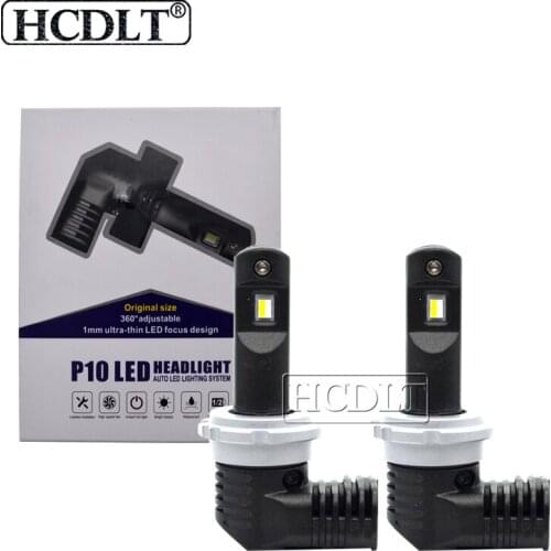 HCDLT Mini LED 9012 Car Headlight Bulb Super Bright 5200LM 35W 6000K H7 H11 9005 HB3 LED Light All-In-One As 11 Original Lamps