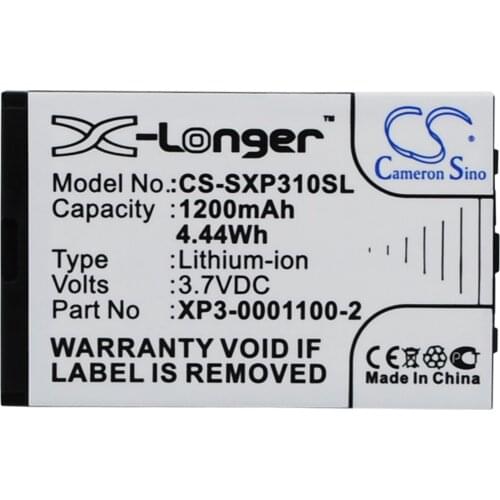 Cameron Sino Mobile SmartPhone Replacement Li-ion Battery 1200mAh For XP3-0001100-2 Asus Sonim XP3-S, XP3 End Free Tools