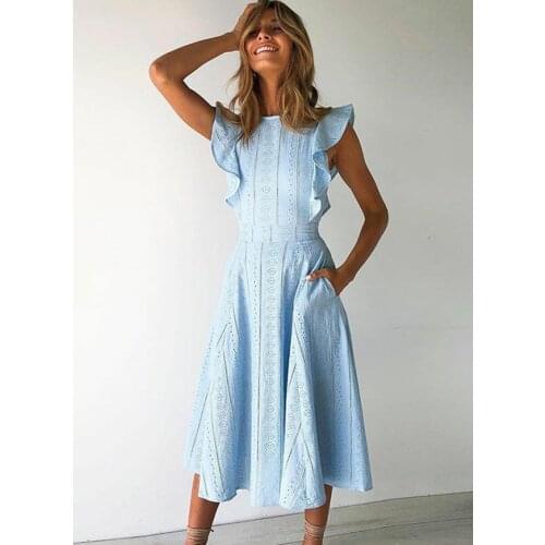 Summer Short Sleeve Casual Dress Woman Loose Bandage Dresses European Style Woman Dress