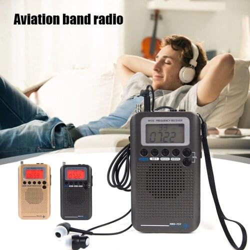 Multifunctional Full Band Radio FM/AM/SW/Air/VHF Reception Portable Radio GDeals