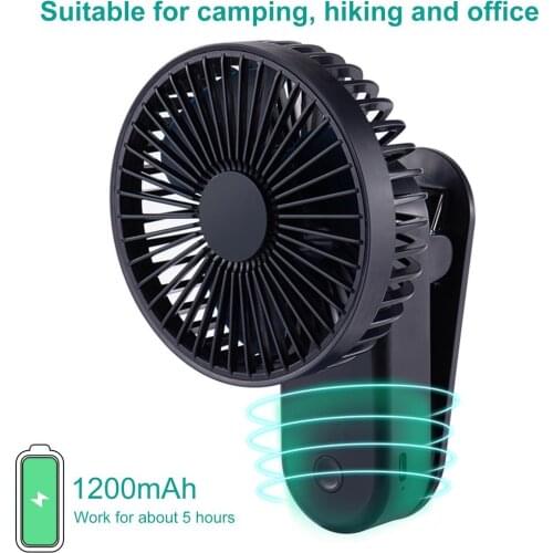 2021 New Portable USB Table Mini Fan Clip-on Rechargeable Desktop Fan Mini Magnetic Personal Portable Cooling