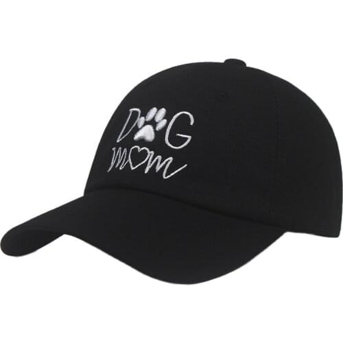 2020 new DOG MOM Embroidered Adjustable golf Cap cotton adjustable Dad Hat solid baseball cap unisex Hip-hop hats snapback cap