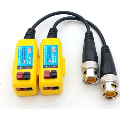 5Pairs new Video Balun Coax BNC Video Balun 8MP 5MP 4MP 3MP 960H 1080P 720P Twisted Transceivers UTP Cat5 HD CVI TVI AHD adapter