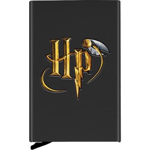 Personalized Metal Credit Card Holder Classic HP Design Snitch Ball Printing Travel ID Cardholder Case Rfid Wallet