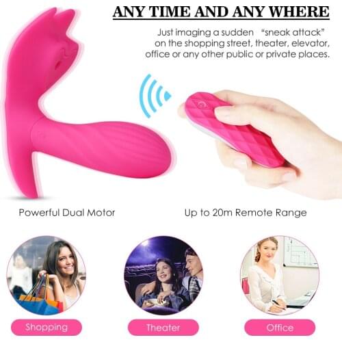 Wearable Sucking Vibrator Dual Motor Vibtration G-Spot Vibrators Clitoris Stimulation Sucker Erotic Flirting Sex Toys for Women