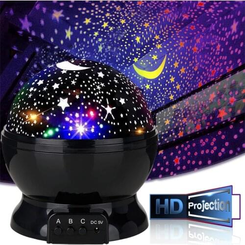 Starry Sky Star Projector Night Light Built-in Bluetooth Speaker For Baby Bedroom Decoration Child Kids Birthday Presents Gift