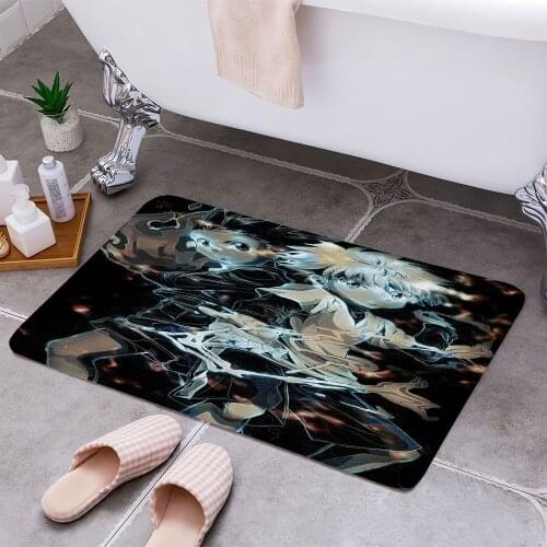Hunter X Hunter Anti-slip Doormat Vacuuming Water Absorbing Kitchen Bedroon Bath Floor Mats Home Entrance Home Decora