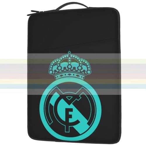 Real Madrid. Waterproof laptop bag 13 14 15 inches. Laptop bag protective cover for briefcase