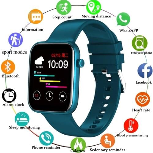 LIGE 2021 New Women Smart Watch Men Real-time Activity Tracker Heart Rate Monitor Sports Ladies Smart Watch Men For Android IOS
