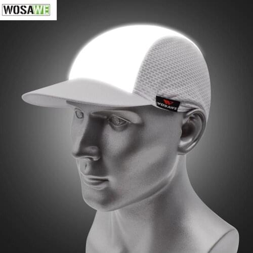 WOSAWE Cycling Reflective Cap Breathable Bicycle Cap Sporting Hat Outdoor Sports Running Fishing Hiking Golf Unisex Sunhat