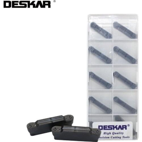 10Pcs DESKAR MRMN200 MRMN300 MRMN400 LDA Carbide Insert Grooving CNC lathe Turning Tools For P.M.K high quality machining tools