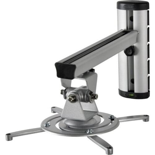 DL-PM4 aluminum universal 17"-32"projector wall mounted bracket ceiling holder 10kg 307mm Full Motion tilt swivel rotate 360