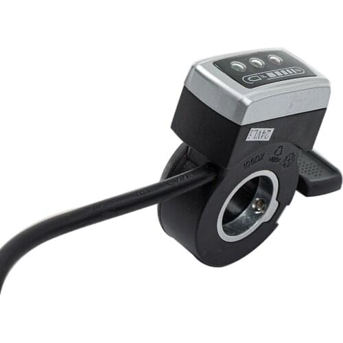 24V E-Bike Bicycle Thumb Throttle With ON-OFF Switch Battery Indicator Electric Scooter Ebike Finger Throttles