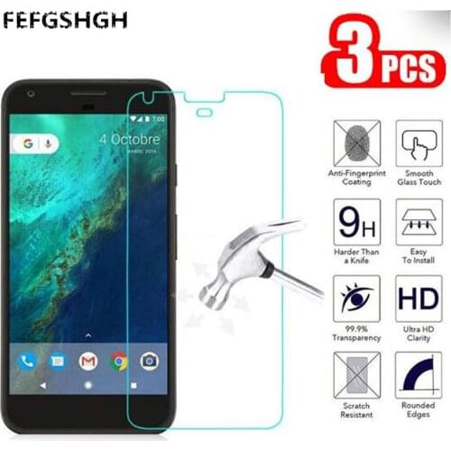 3Pcs/lot Tempered Glass For Google Pixel 2 3 4 3A XL Lite 1 Screen Protector Glass For Google Pixel3Lite Protective Film Glass
