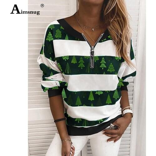 Plus size 5xl Women Autumn New Patchwork Striped Top Zipper Female T-Shirt Casual Loose Tees Shirt Pullovers Women Clothing 2021