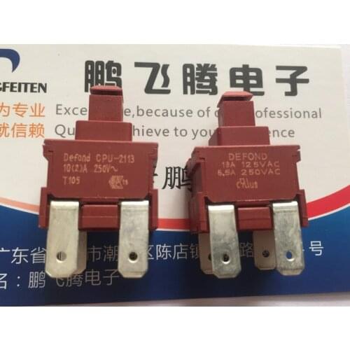 1PCS CPU-2113 Hong Kong DEFOND CW3001/1002 commercial vacuum cleaner button self-locking lock water heater power switch