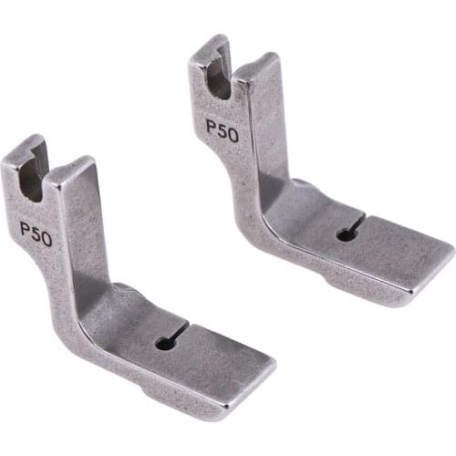 1pc Flat Wrinkled Presser Foot Industrial Sewing Machine Fittings Pleated Sewing Machine Presser Foot P50 Steel