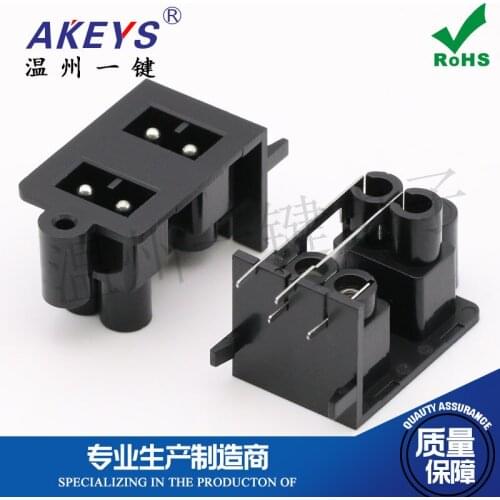 10pcs DC-0068-A DS-207X2 power socket Dual interface 4-pin female without shield 6-pin plug-in board DC