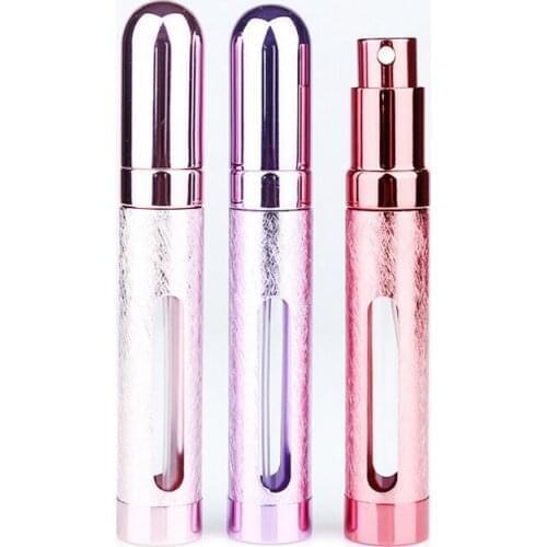 1000pcs 12ML High Quality fashion Travel Spray Perfume Bottle Empty Aluminum Perfume Atomizer new