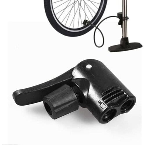 3 in 1 Bicycle Pump Nozzle Hose Adapter Dual Head Pumping Parts Service Accessories Valve Convertor Bycicle Bicycle Accessories