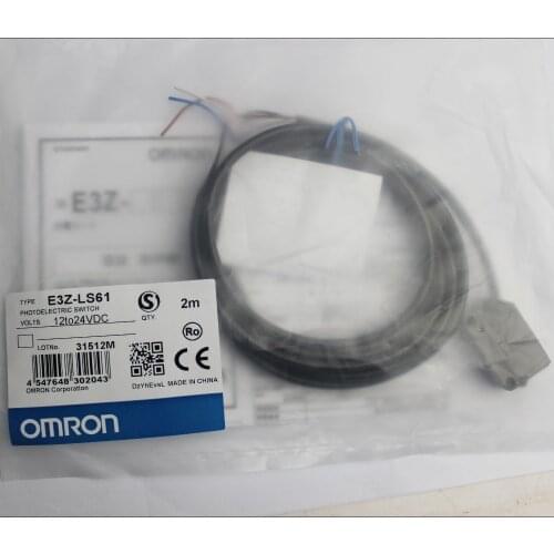 Photoelectric switch sensor E3Z-LS61, visible light, DC three lines, detection distance of 30 cm, voltage 24V