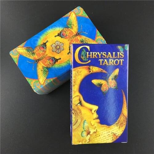 Chrysalis Tarot Cards Portable Friend Family Party Playing Card Board Games Supplies Oracle Game Card Full English