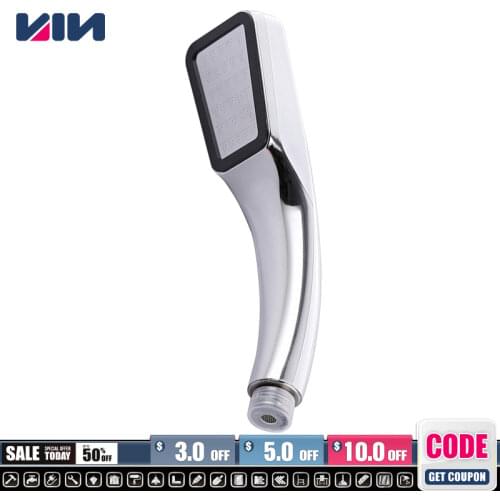 300 Holes Handle Shower Head Water Saving ABS Rain Nozzle High Pressure Hand Rainfall Showerhead Douche Accessoires