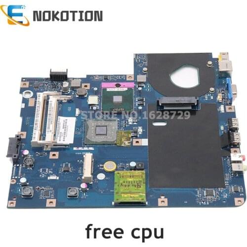 NOKOTION MBPGV02001 MBN5402001 For Acer aspire E525 E725 5732 Laptop Motherboard KAWF0 LA-4851P GL40 DDR2 free cpu