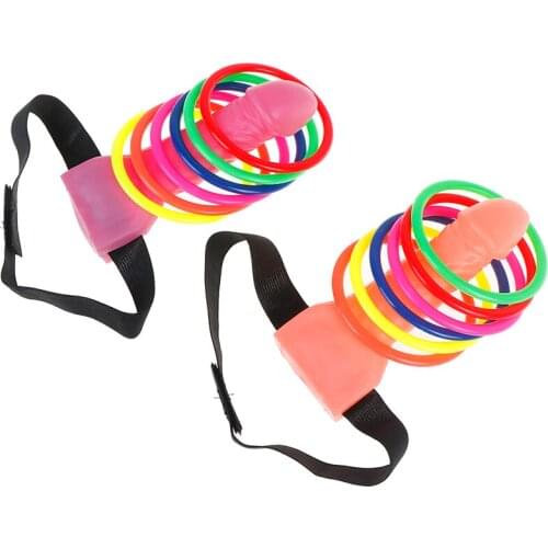 Penis Toss Dick Heads Bride To Be Hen Night Ring Toss Game Bridal Shower Decoration Bachelorette Party Supplies