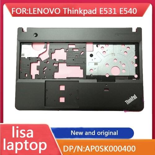 New/Orig Keyboard Bezel Panel Palmrest C Cover Case for Lenovo ThinkPad E531 E540 w/o Touchpad w/ Fingerprint Hole AP0SK000400