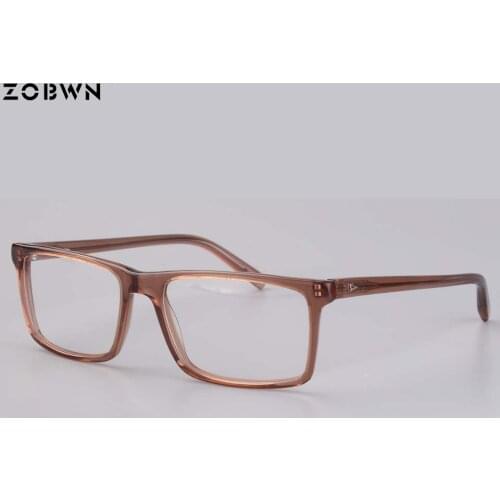 Vintage eyewear Square Crystal brown Women men Glasses frame unisex Eyeglasses Myopic Frame Women oculos de grau masculino gafas