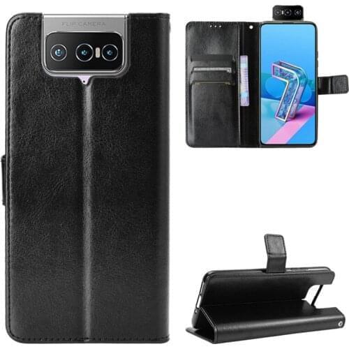 Suitable for ZenFone 8 Flip leather case phone case ASUS ZS672KS ZS671KS clamshell retro magnetic phone case protective cover