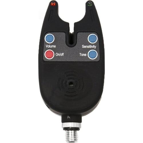 Fishing 2 LED Adjustable Tone Volume Sound Alert Fishing Bite Alarm Waterproof Fishing Alarm Fishing Tackle