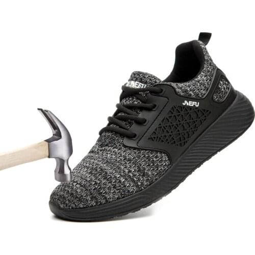 Hiking Shoes Men Outdoor Safty Shoes Fly Woven Light Steel Head Insulation Work Labor Protection Shoes sports shoe Tactical Boot