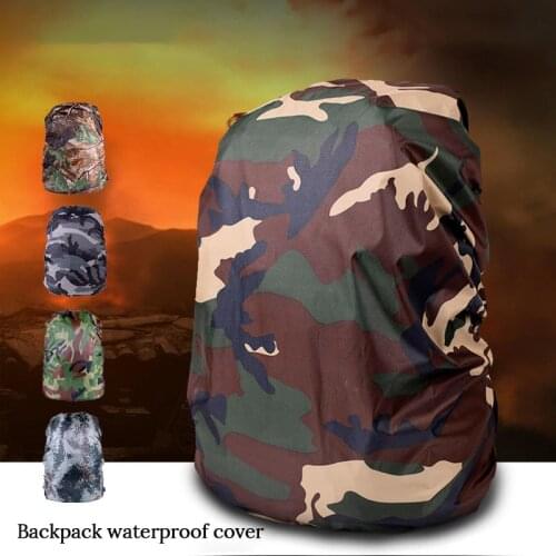 Waterproof Rain Cover Bag Outdoor 10-80L Camouflage Rain Backpack Cover Camping Accessories Tactical Pouch Hiking Equipment