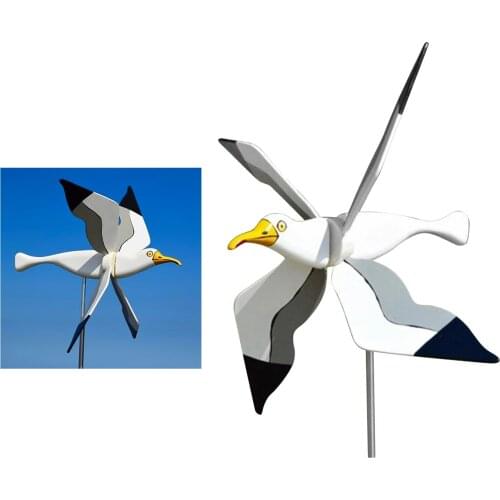 Funny Lovely Stake- WhirligigSeagull Windmill Toys For Outdoor Kid