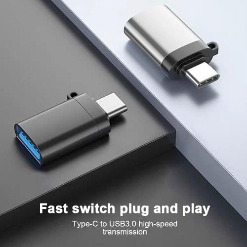 1PCS Universal Usb To Type C Adapter For Android Mobile Mini Type-C Jack Splitter smartphone USB C Connectors OTG Converter